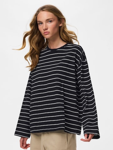 T-shirt 'PCSadie' PIECES en noir : devant