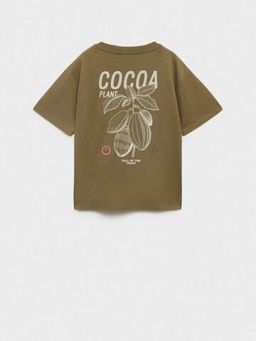 MANGO KIDS Тениска 'COCOA' в зелено