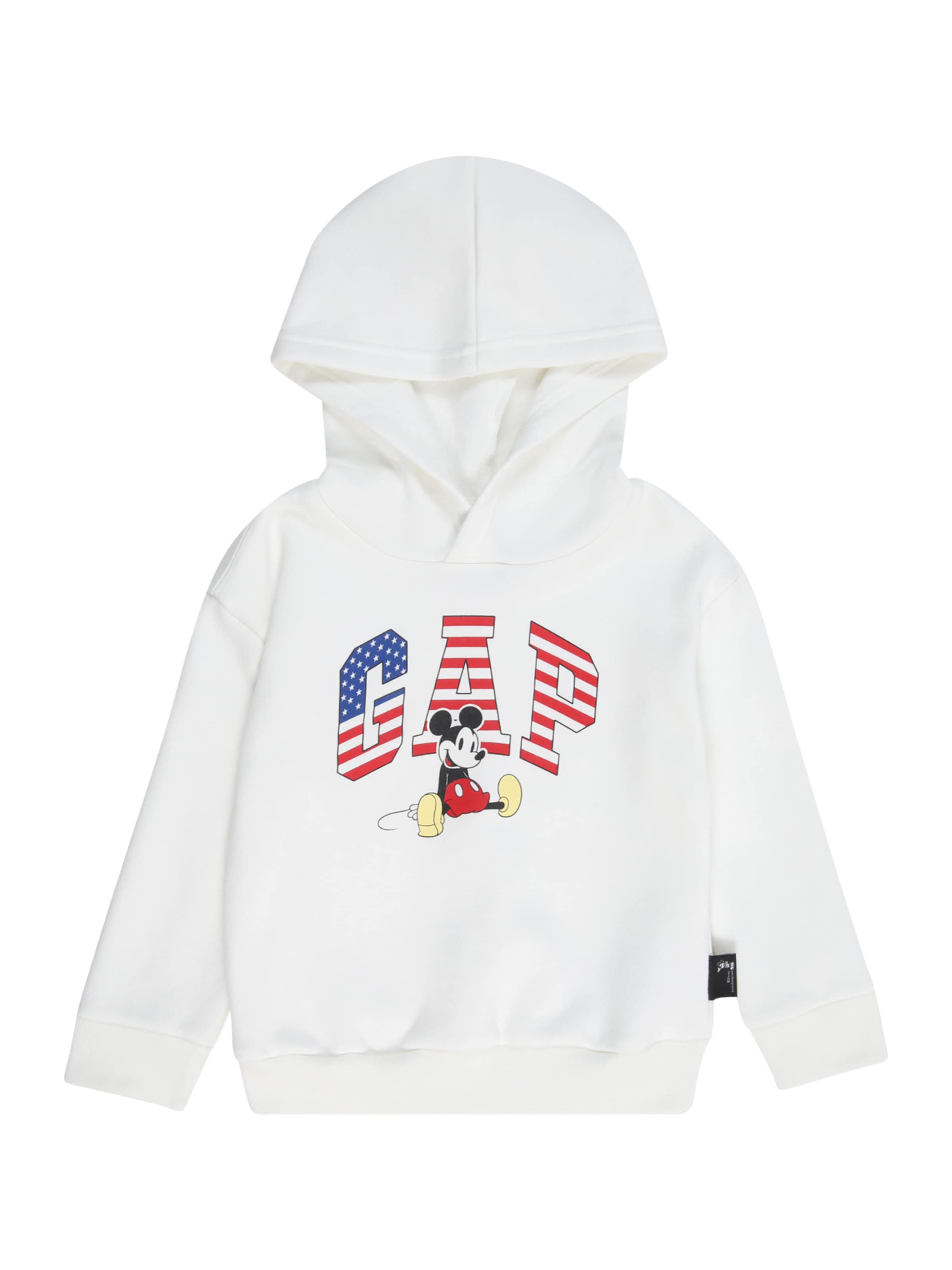 GAP Mikina 'V-DIS' - Biela: predná strana