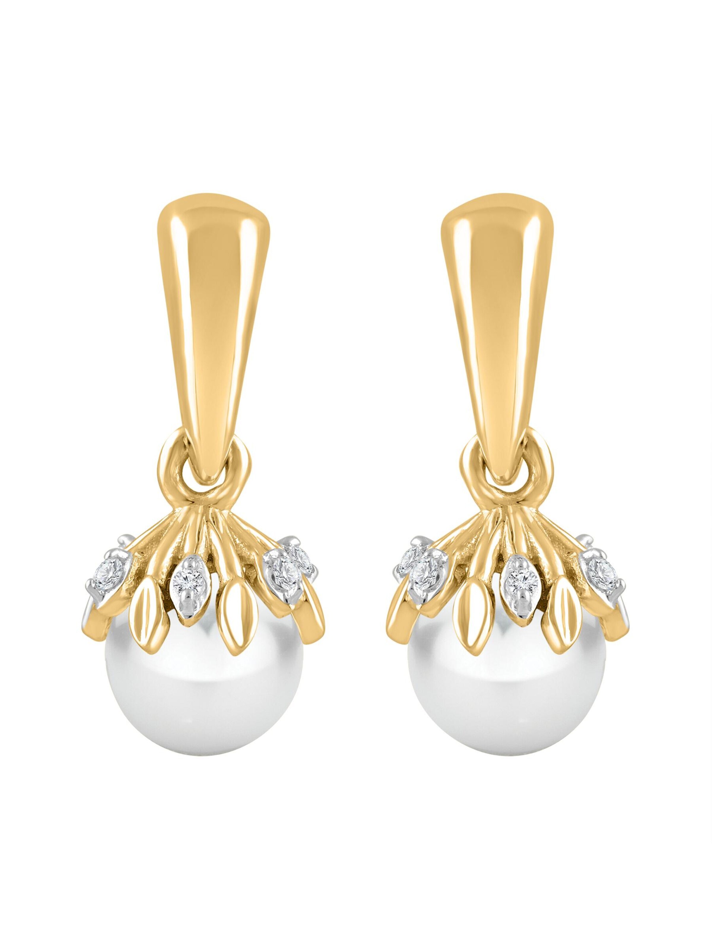 Diamant Exquis - Pendientes en oro