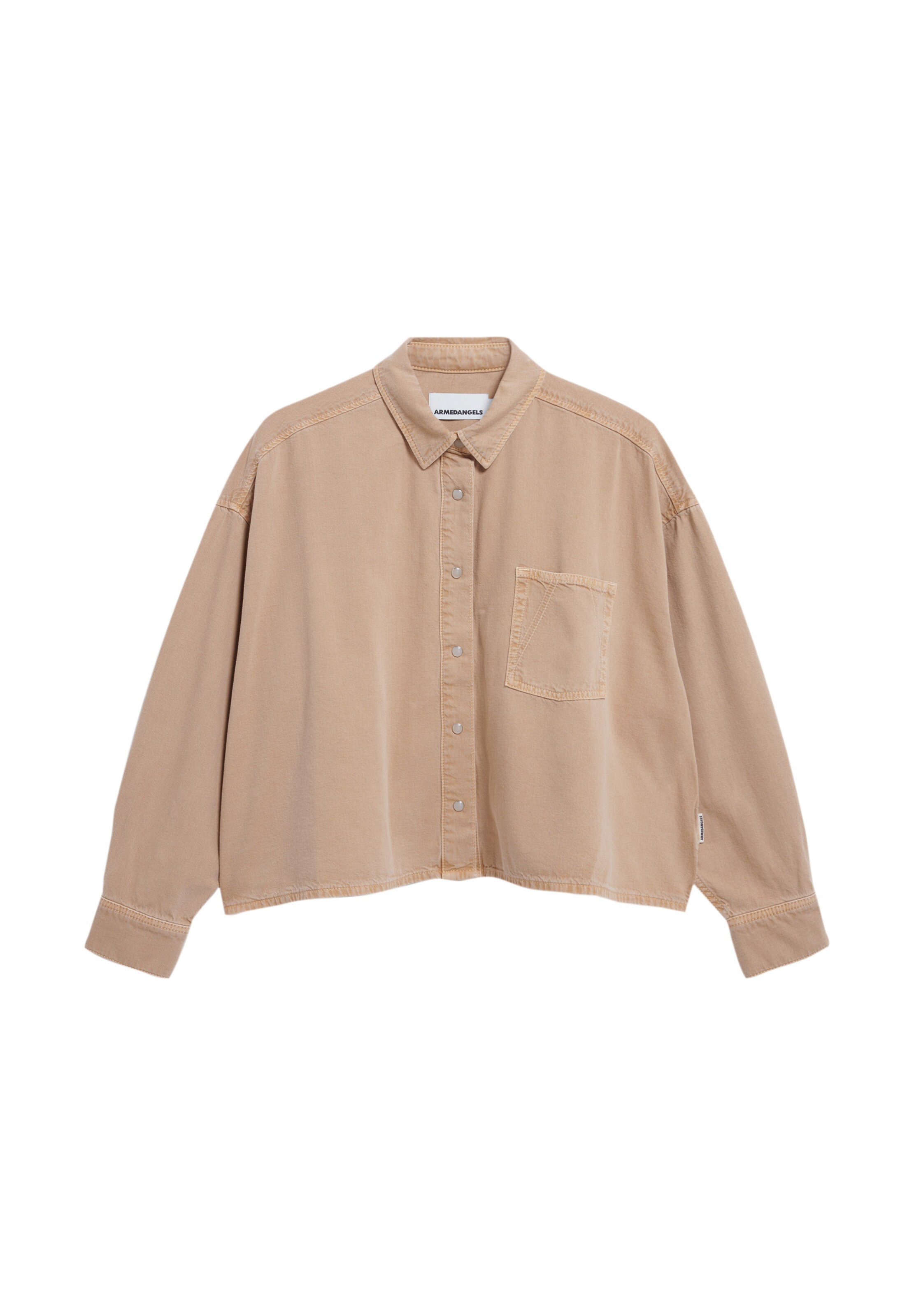ARMEDANGELS Blouse in Brown: front