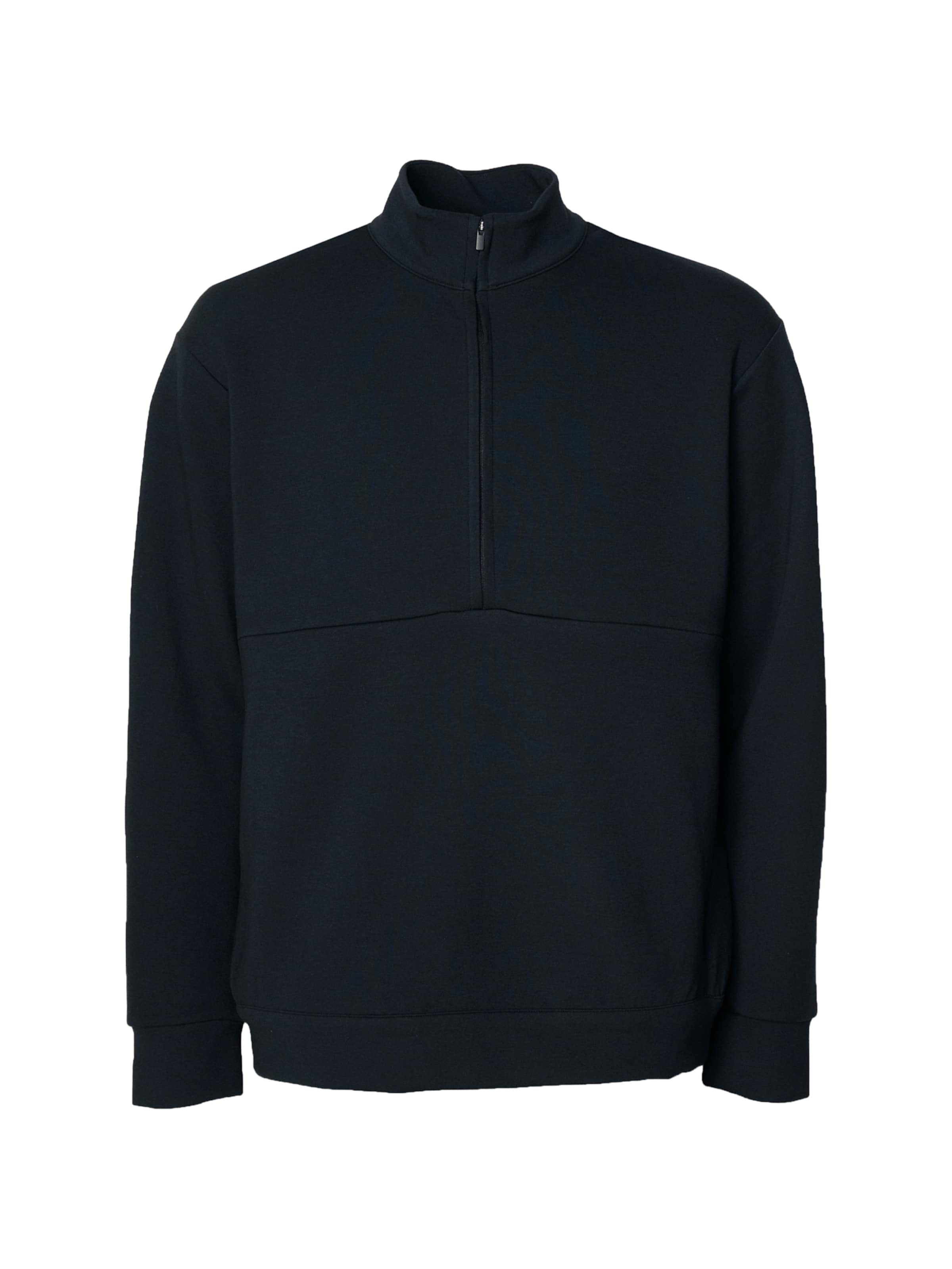 NIKE Sportsweatshirt in Schwarz: Vorderseite