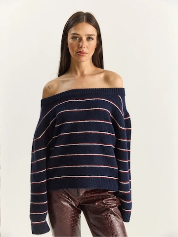 Pull-over 'Pullover' Bianco Lucci en bleu