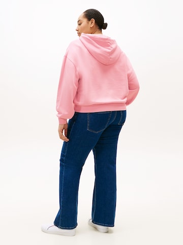 Tommy Hilfiger Curve Majica | roza barva