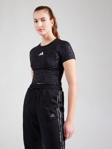 Maglia funzionale di ADIDAS PERFORMANCE in nero: frontale