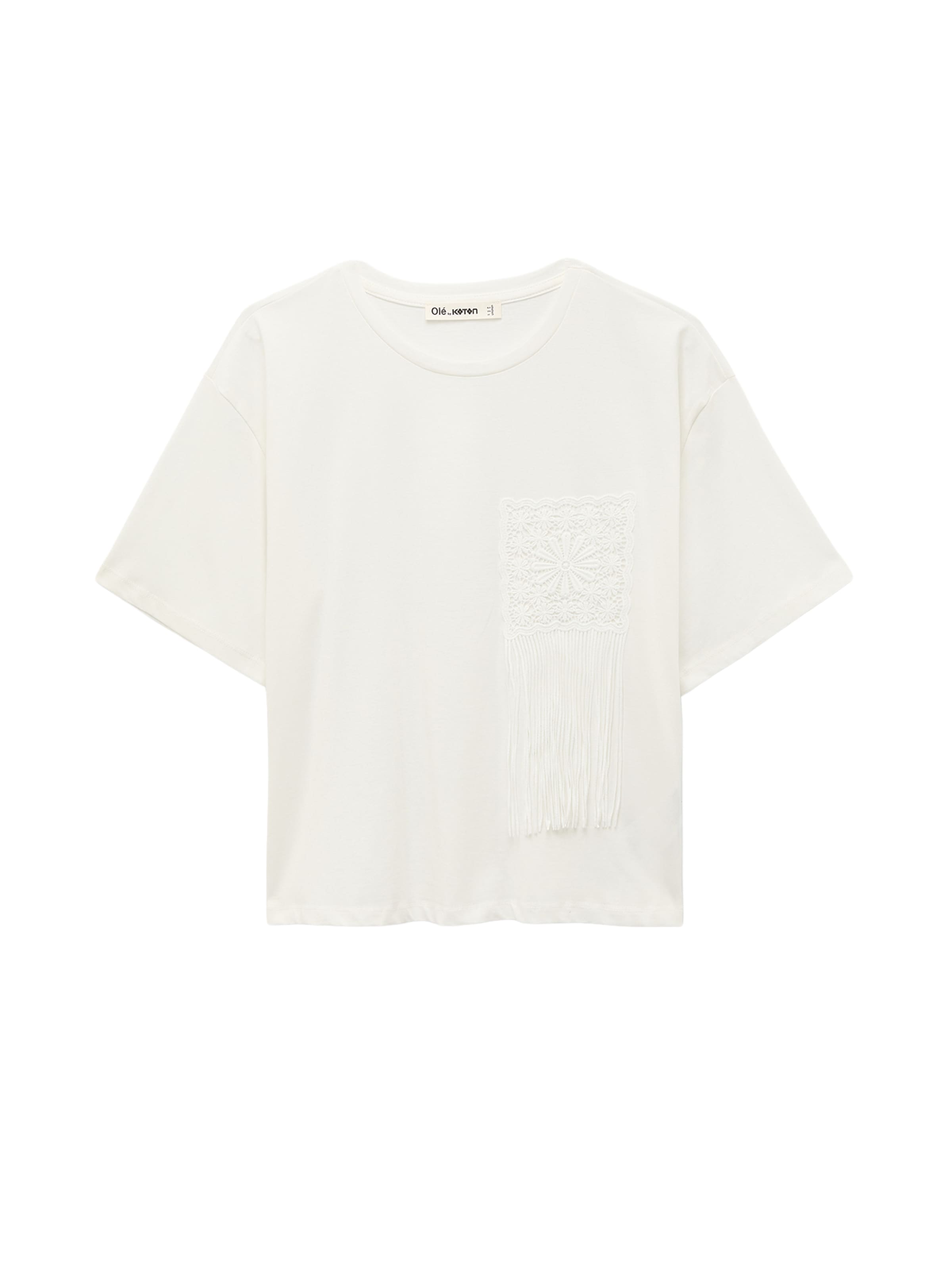 Koton Shirt in Beige: voorkant
