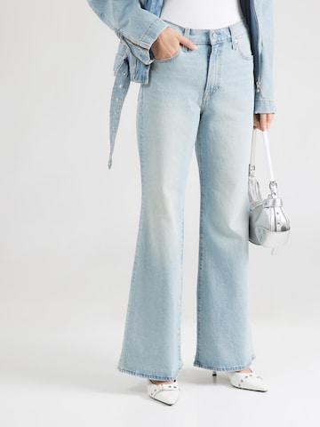 LEVI'S ® Rozšírený strih Džínsy 'RIBCAGE FLARE' - Modrá: predná strana