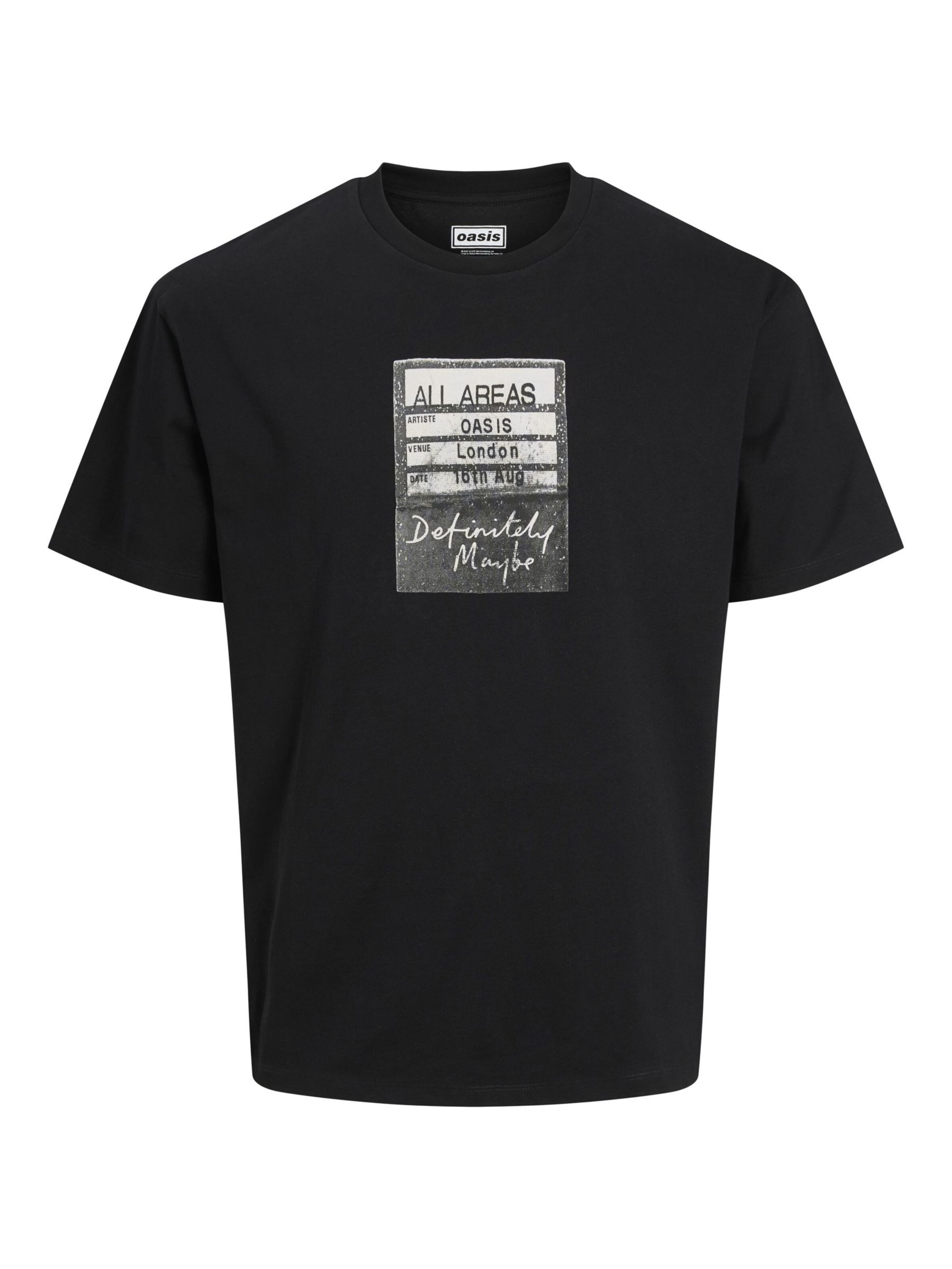 JACK & JONES Shirt in Zwart: voorkant