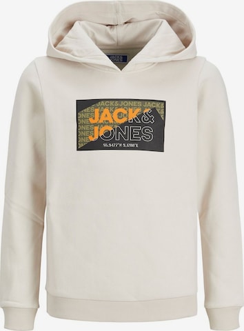 Sweat Jack & Jones Junior en beige : devant