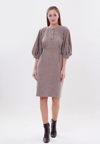Madam-T Dress 'BRUNILDA' in Grey: front