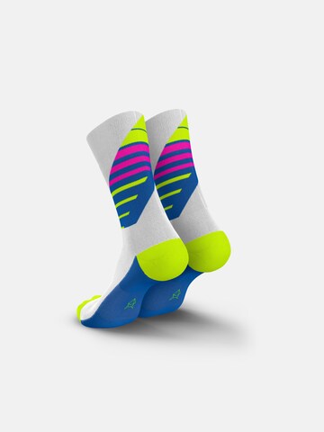 INCYLENCE Athletic Socks 'LADDERS' in Yellow