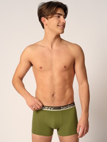 Boxers Skiny en vert : devant