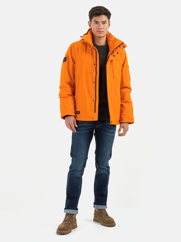 CAMEL ACTIVE teXXXactive® Funktionsjacke aus recyceltem Polyester in Orange