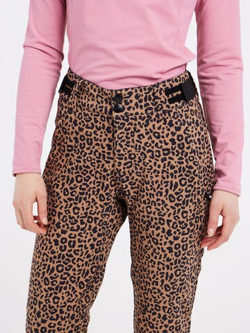 PROTEST Slimfit Sporthose 'PRTANGLE24'‌ in Braun