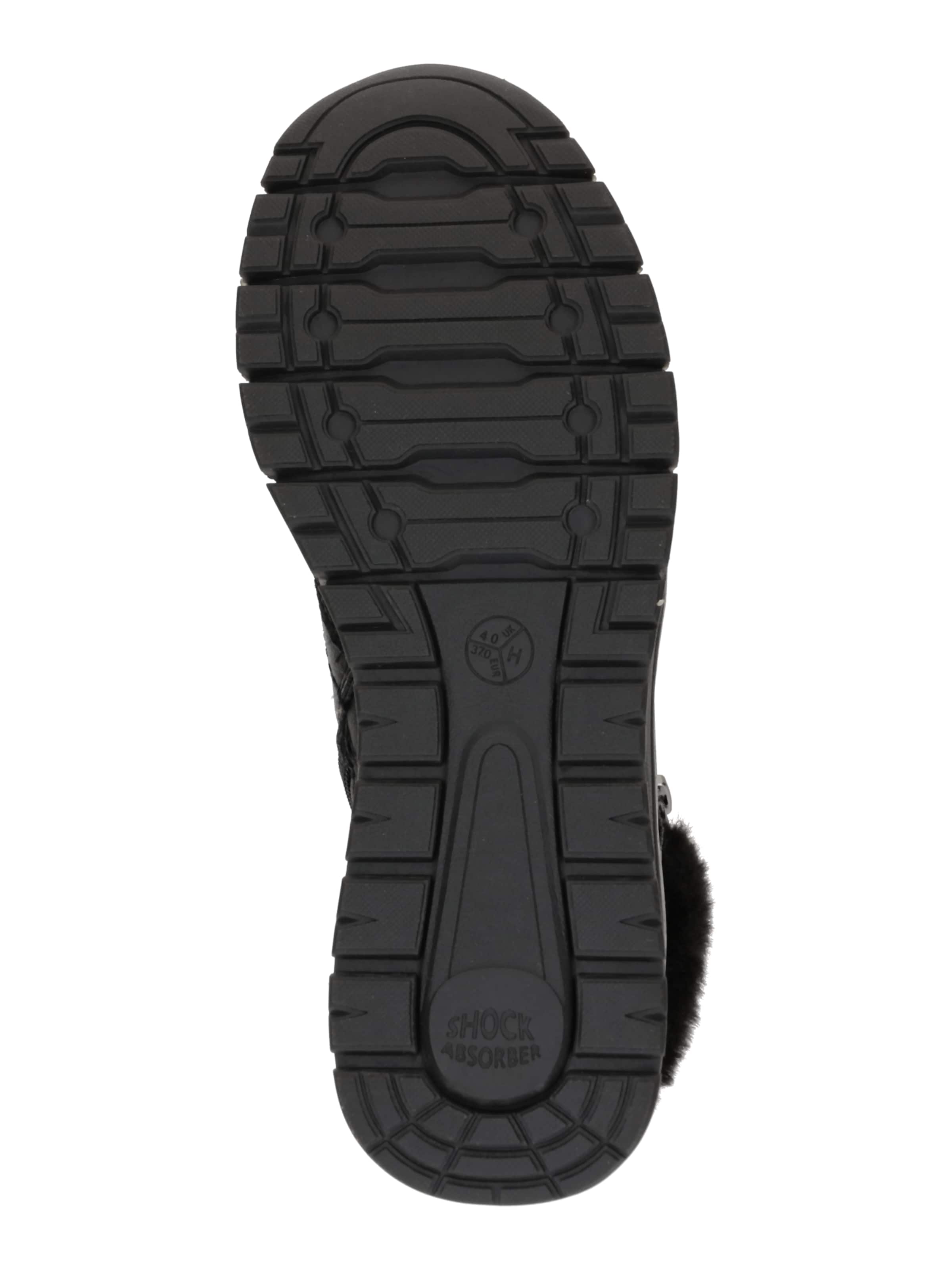 JANA Ботинки на шнуровке в Черный