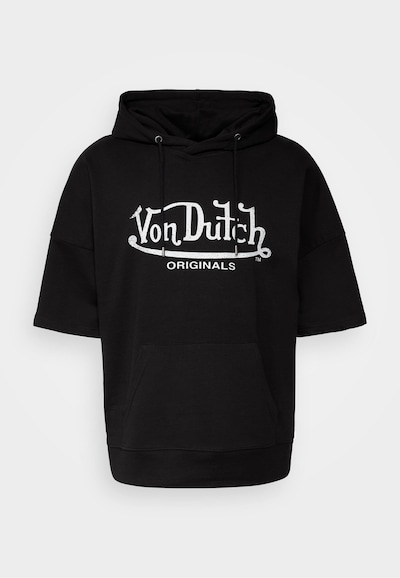 Von Dutch Originals Sweatshirt 'Manpreet' in schwarz / weiß, Produktansicht