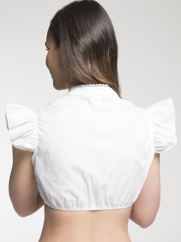 Blouse folklorique SPIETH & WENSKY en blanc