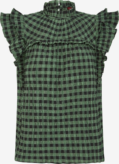 Aligne Bluse 'Enya' in grün / schwarz, Produktansicht
