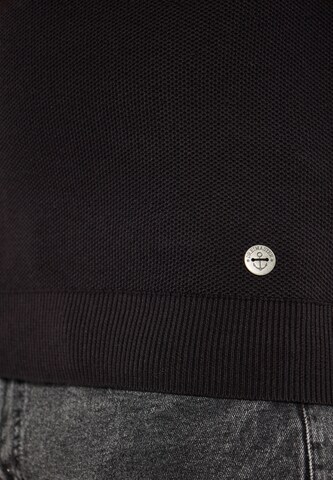 DreiMaster Maritim Pullover in Schwarz