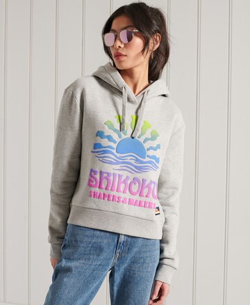 Superdry Sweatshirt ' Cali Surf' in Grau: predná strana