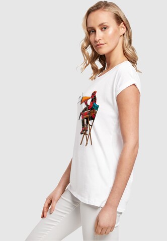 ABSOLUTE CULT T-Shirt 'Deadpool - Directors Chair' in Weiß