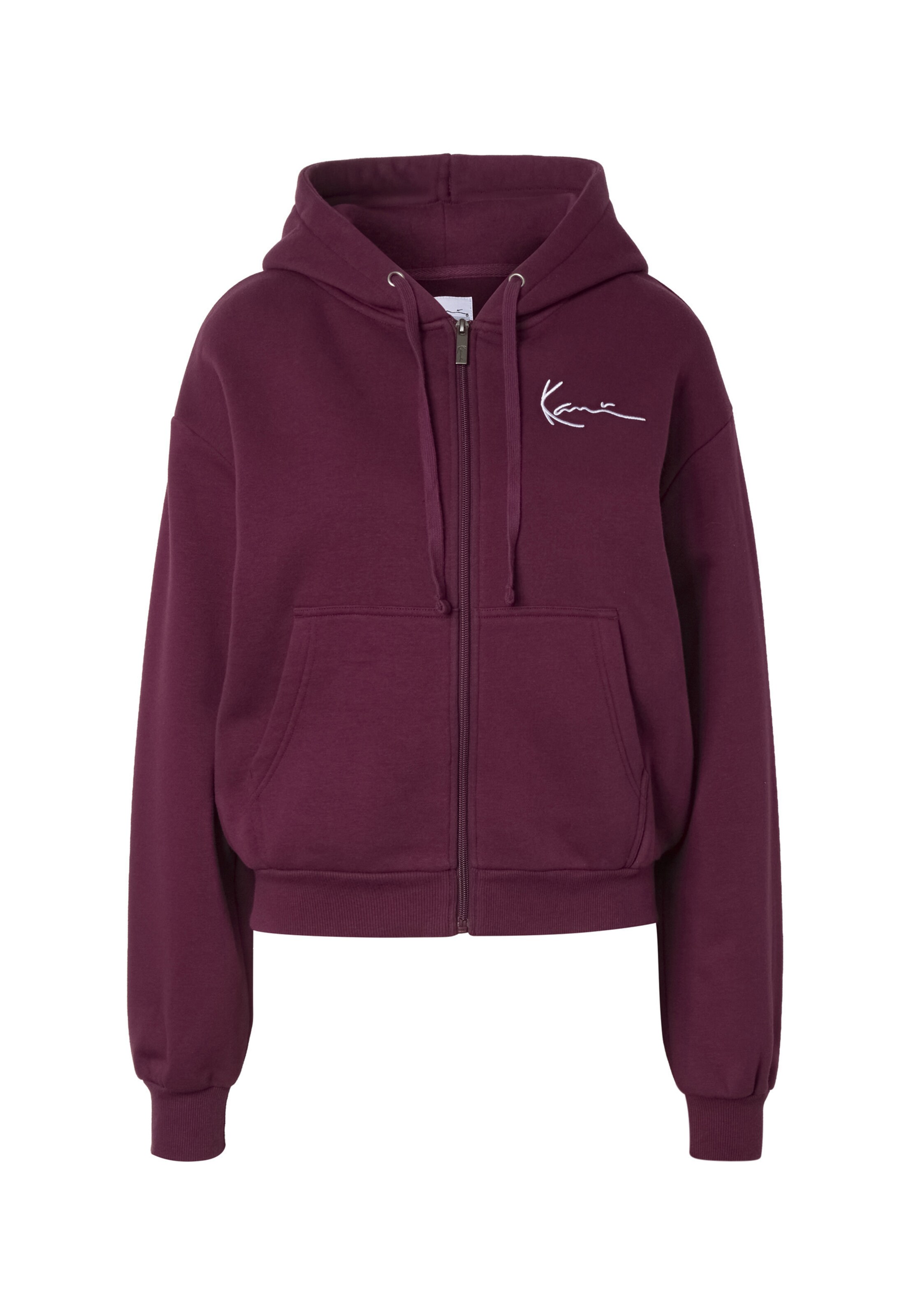 Veste de survêtement 'Essential' Karl Kani en violet : devant