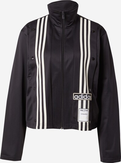 ADIDAS ORIGINALS Sweat jacket 'Neutral Court Originals' in Black / White, Item view