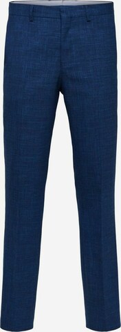 SELECTED HOMME Regular Pleated Pants 'Oasis' in Blue: front