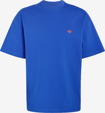 T-Shirt 'Trefoil Essentials' ADIDAS ORIGINALS en bleu : devant
