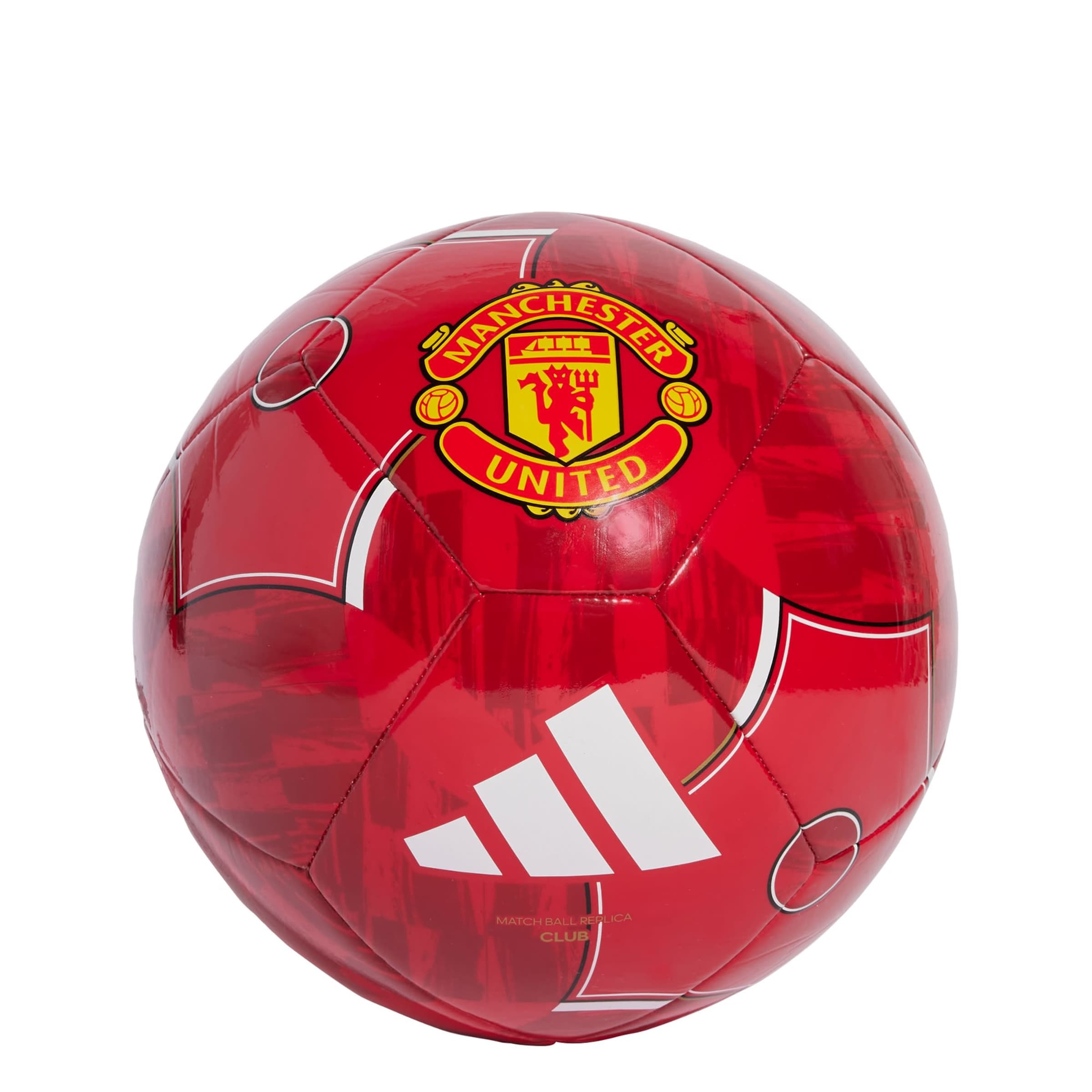 ADIDAS PERFORMANCE Míč 'Manchester United Home Club' – červená: přední strana