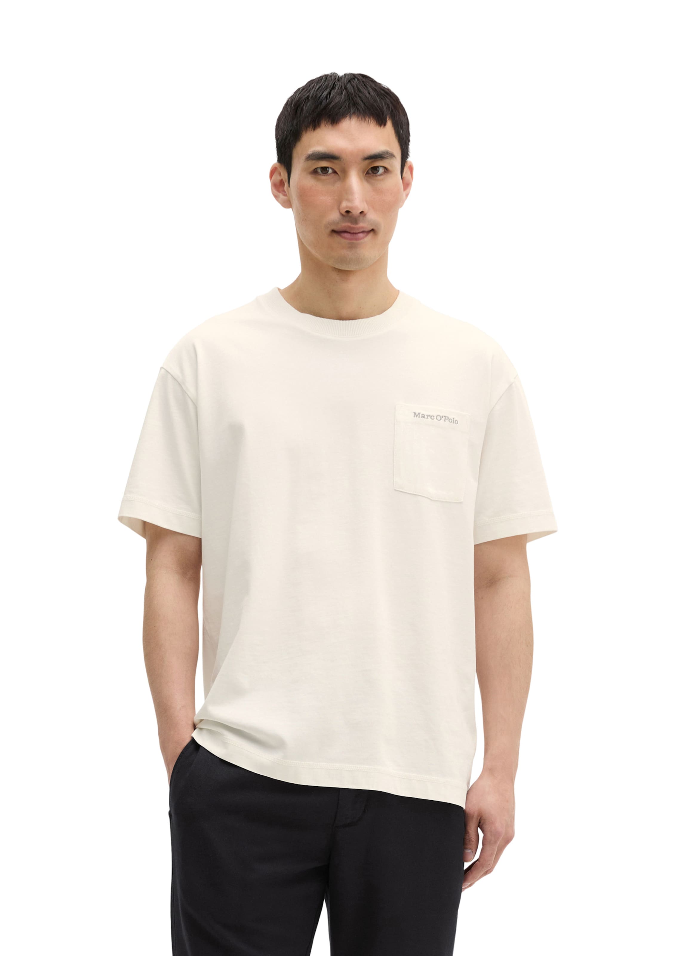 Marc O'Polo Shirt in Beige: front