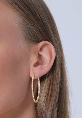 Boucles d'oreilles 'Kristall' ELLI PREMIUM en or : devant