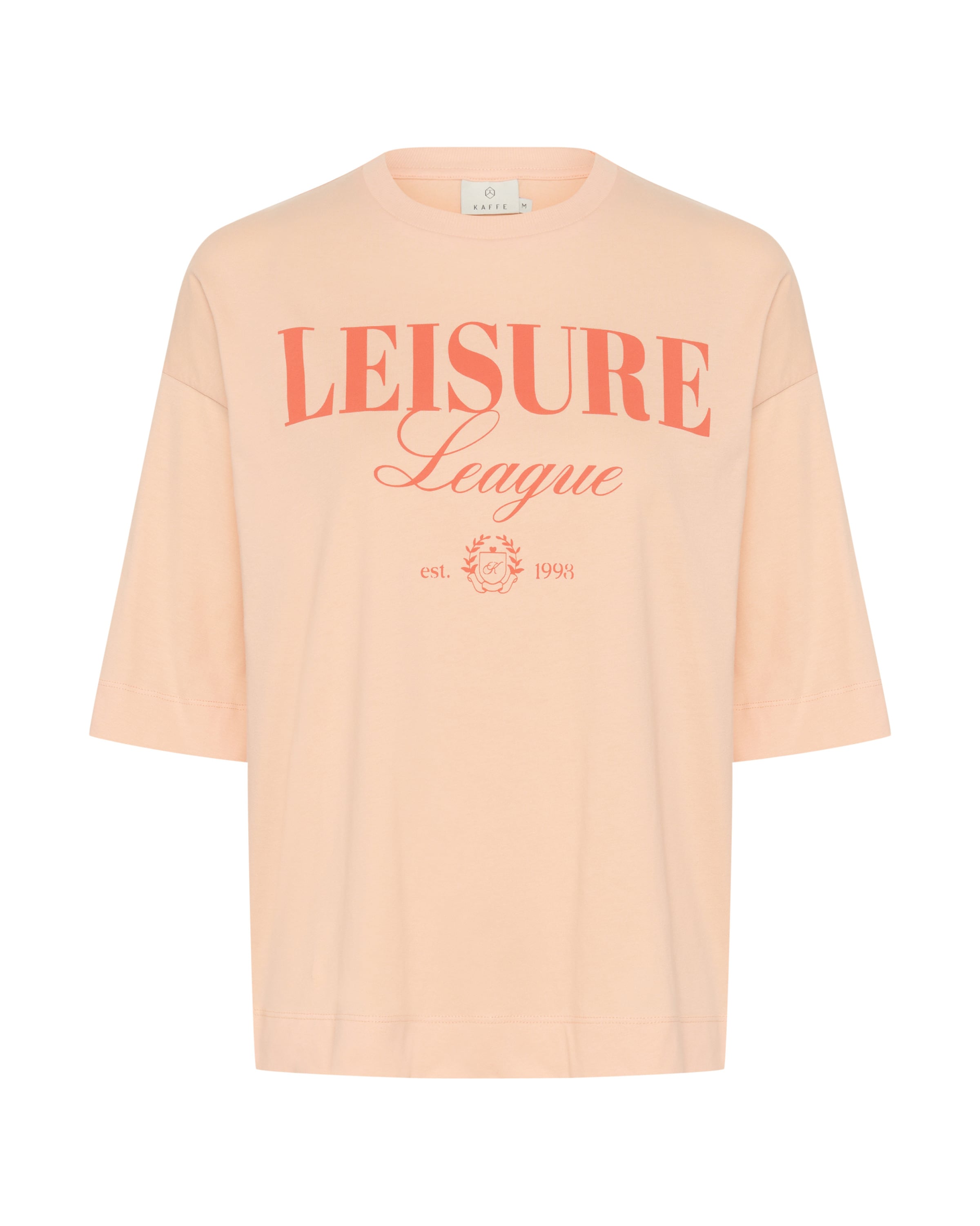 Kaffe Koszulka 'Gissa' w kolorze pomarańczowy: przód