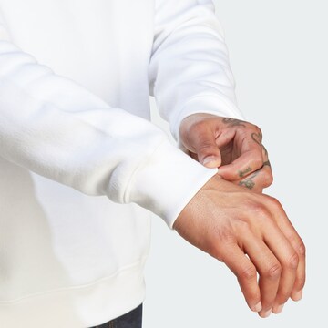 Sweat-shirt 'Trefoil Essentials ' ADIDAS ORIGINALS en blanc