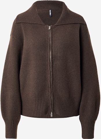 PIECES - Cárdigan 'PCMALOU' en marrón: frente