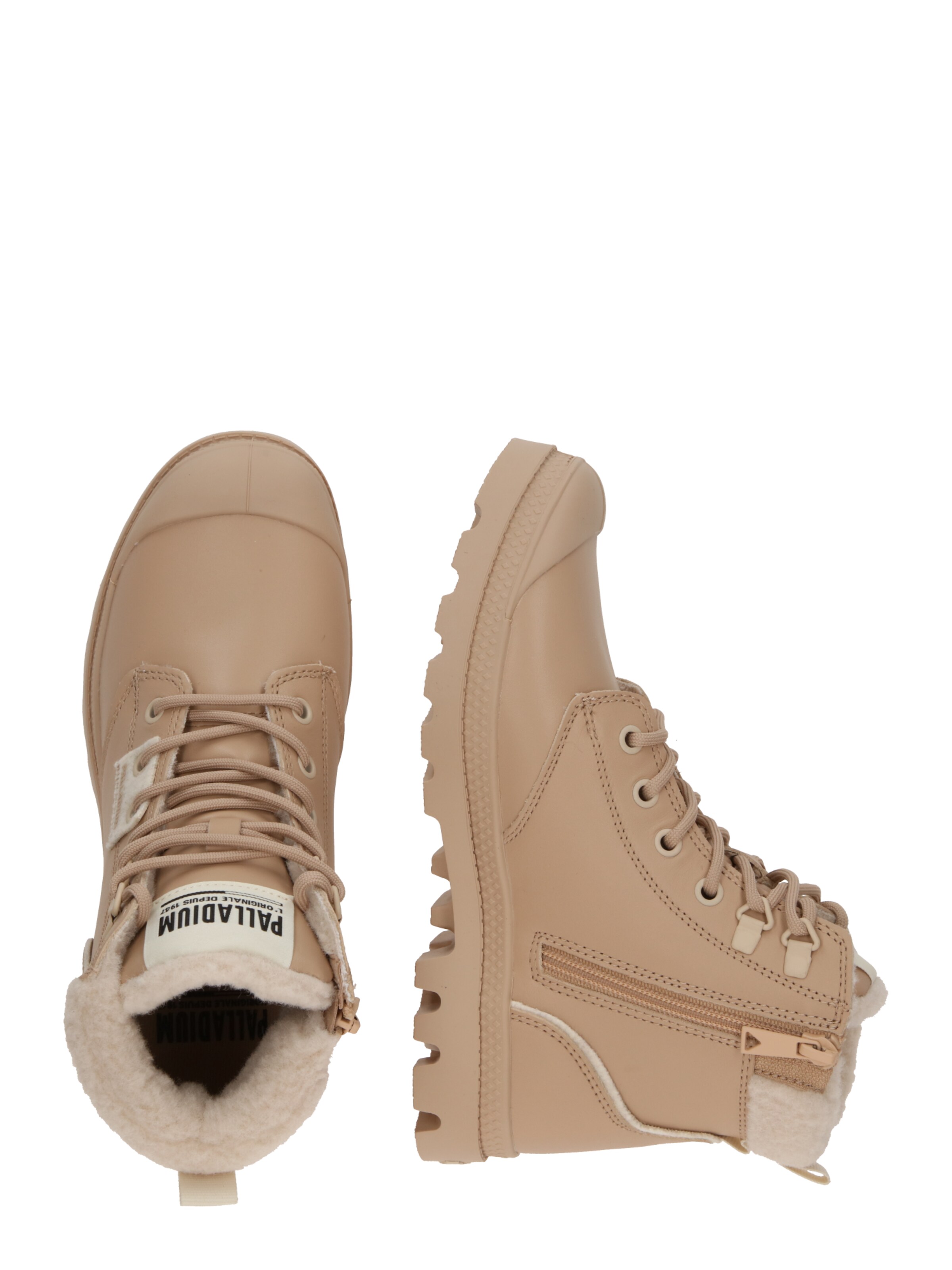 Stivaletto stringato 'PAMPA' di Palladium in beige