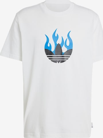 ADIDAS ORIGINALS T-shirt i vit: framsida