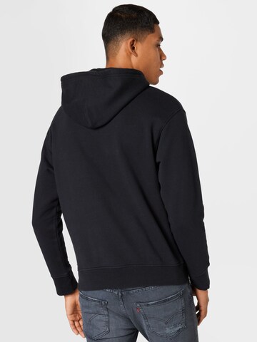 melns LEVI'S ® Standarta piegriezums Sportisks džemperis 'Relaxed Graphic Hoodie'