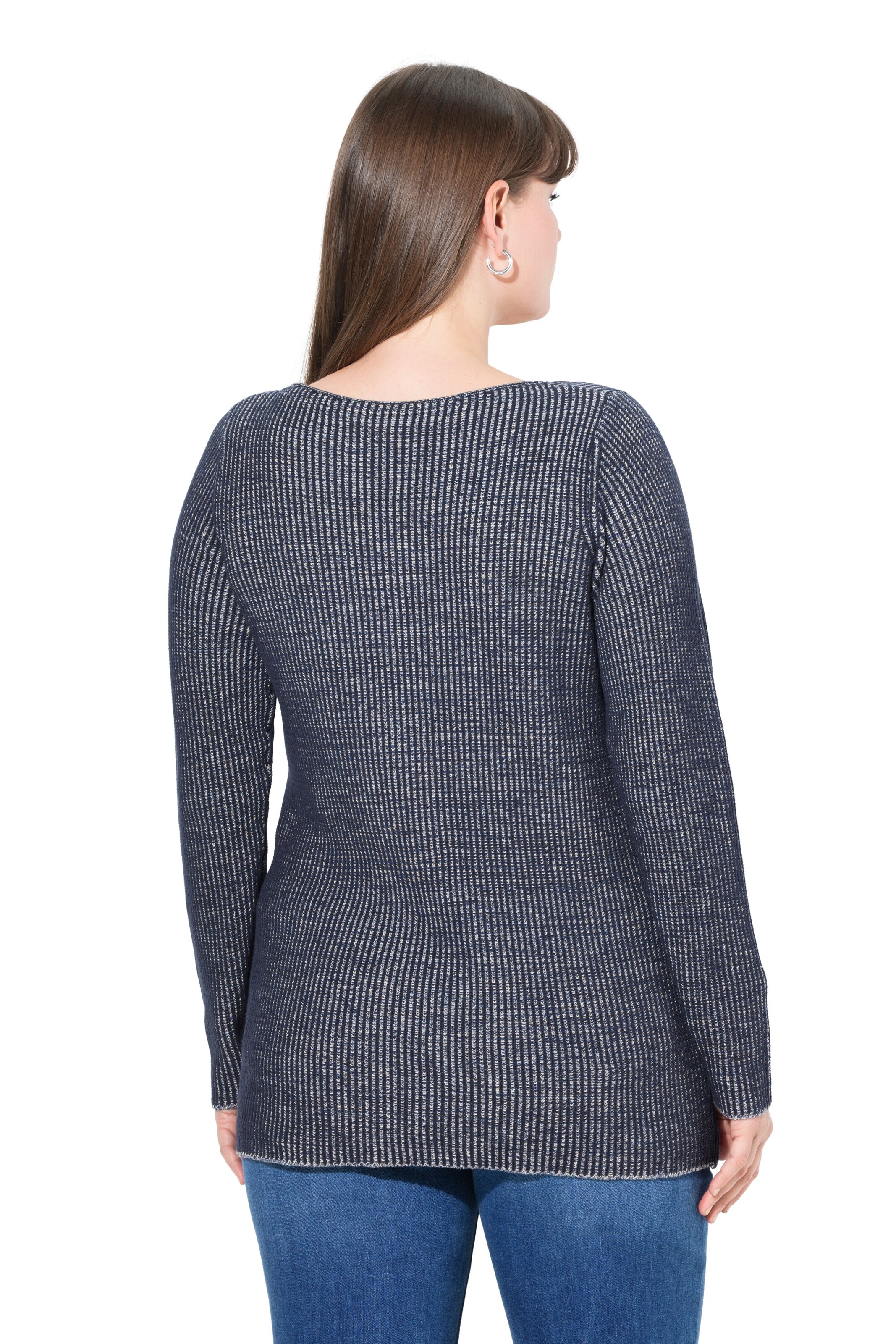 Pull-over Ulla Popken en bleu