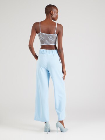 JDY Wide leg Pleat-Front Pants 'GEGGO' in Blue