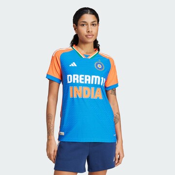 T-shirt fonctionnel 'India Cricket T20I' ADIDAS PERFORMANCE en bleu : devant