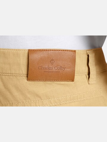 Charles Colby Loosefit Broek 'Baron Aran' in Geel