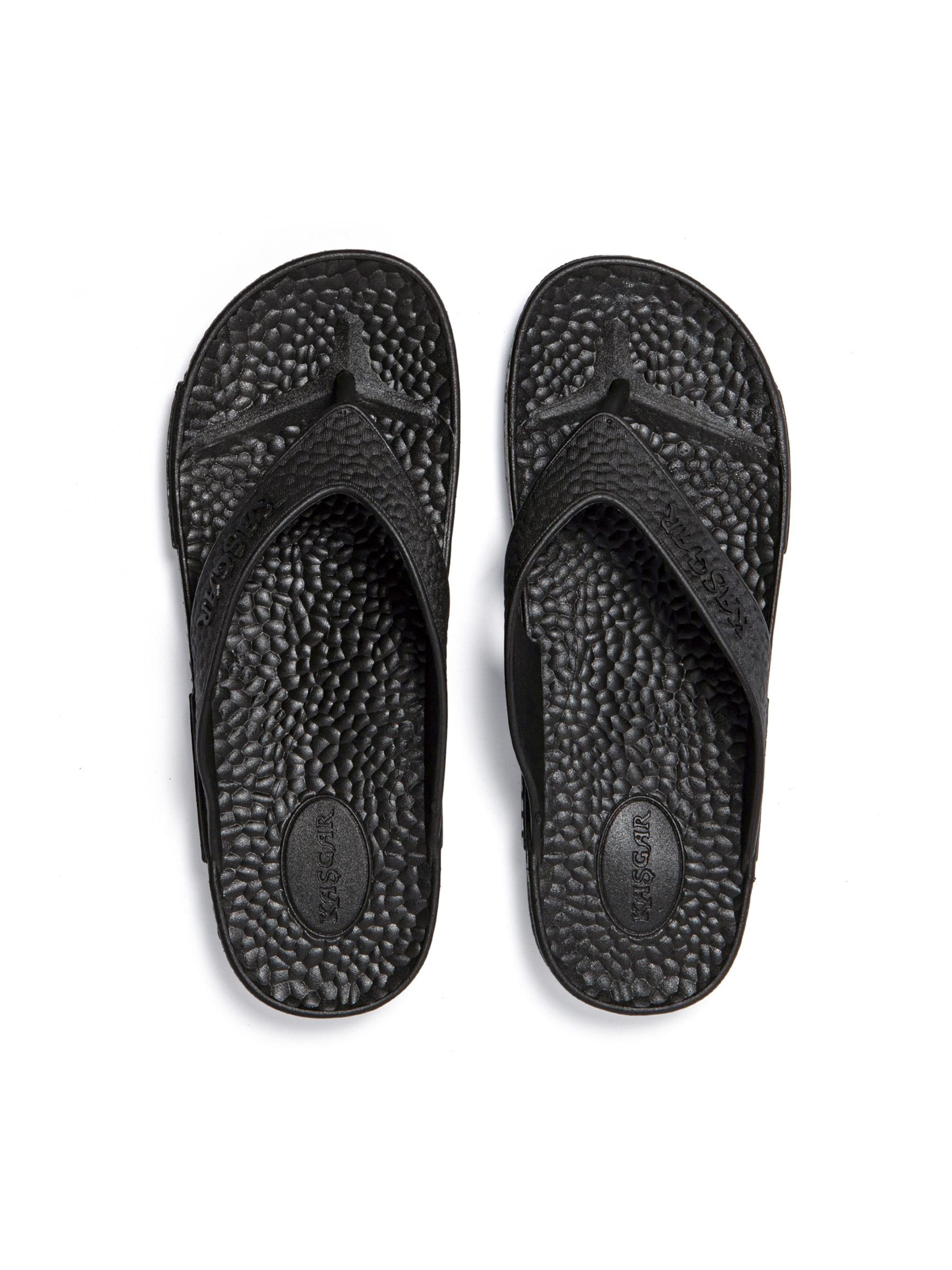 Brasileras - Zapatos para playa y agua 'Gummix' en negro