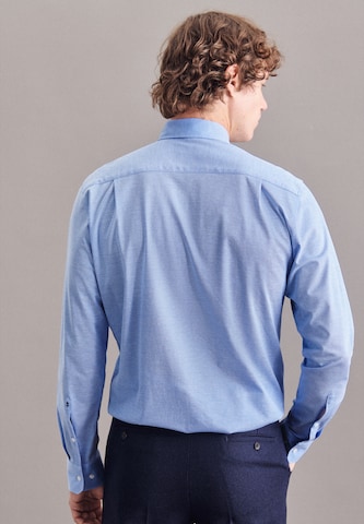 SEIDENSTICKER Regular fit Button Up Shirt ' Regular ' in Blue