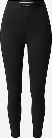 Skinny Chiloți lungi de la Calvin Klein Underwear pe negru: față