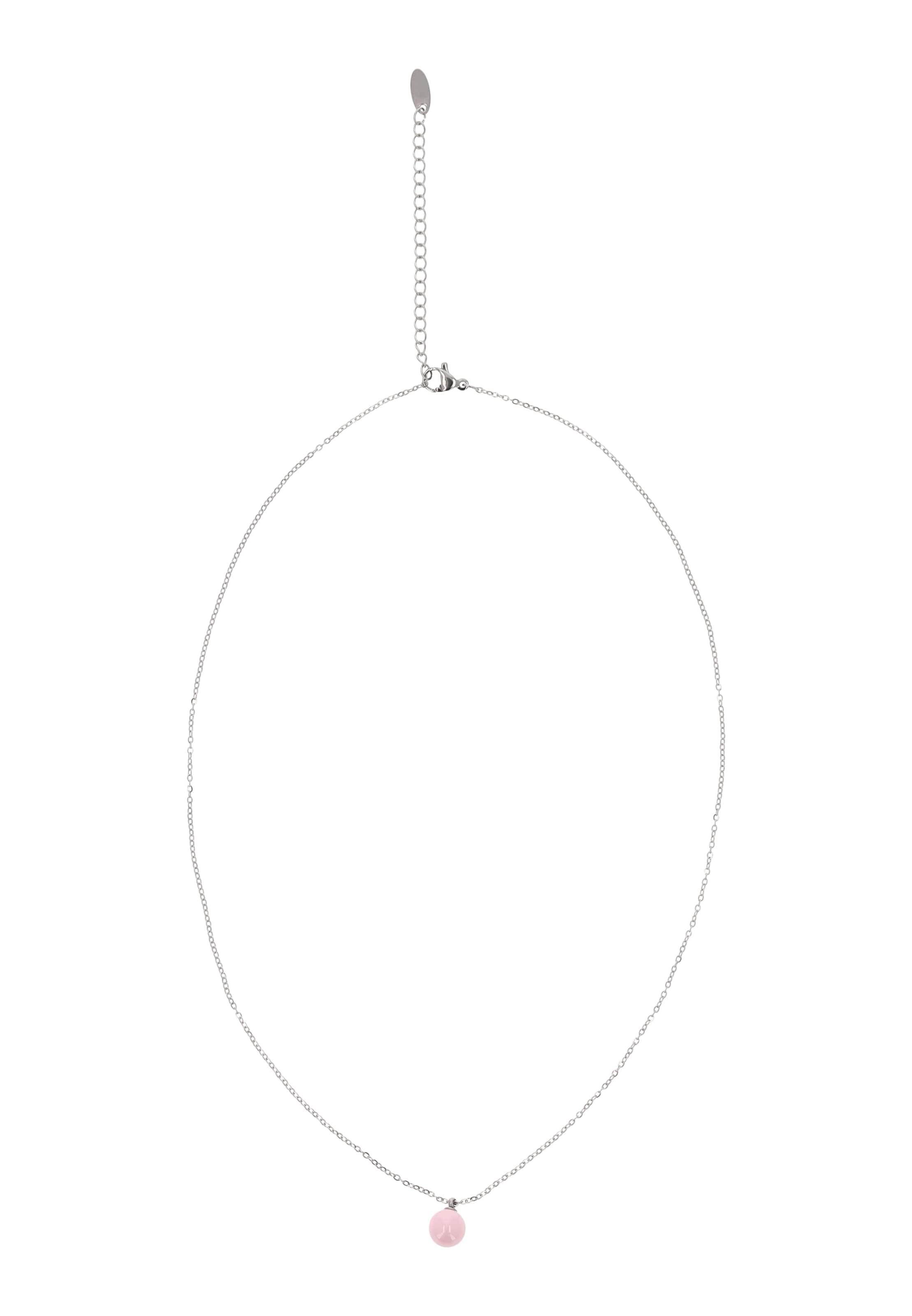 IZIA Chaîne en rose / argent, Vue avec produit