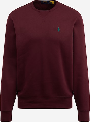 Sweat-shirt Polo Ralph Lauren en rouge : devant