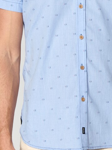 KOROSHI Regular fit Overhemd in Blauw