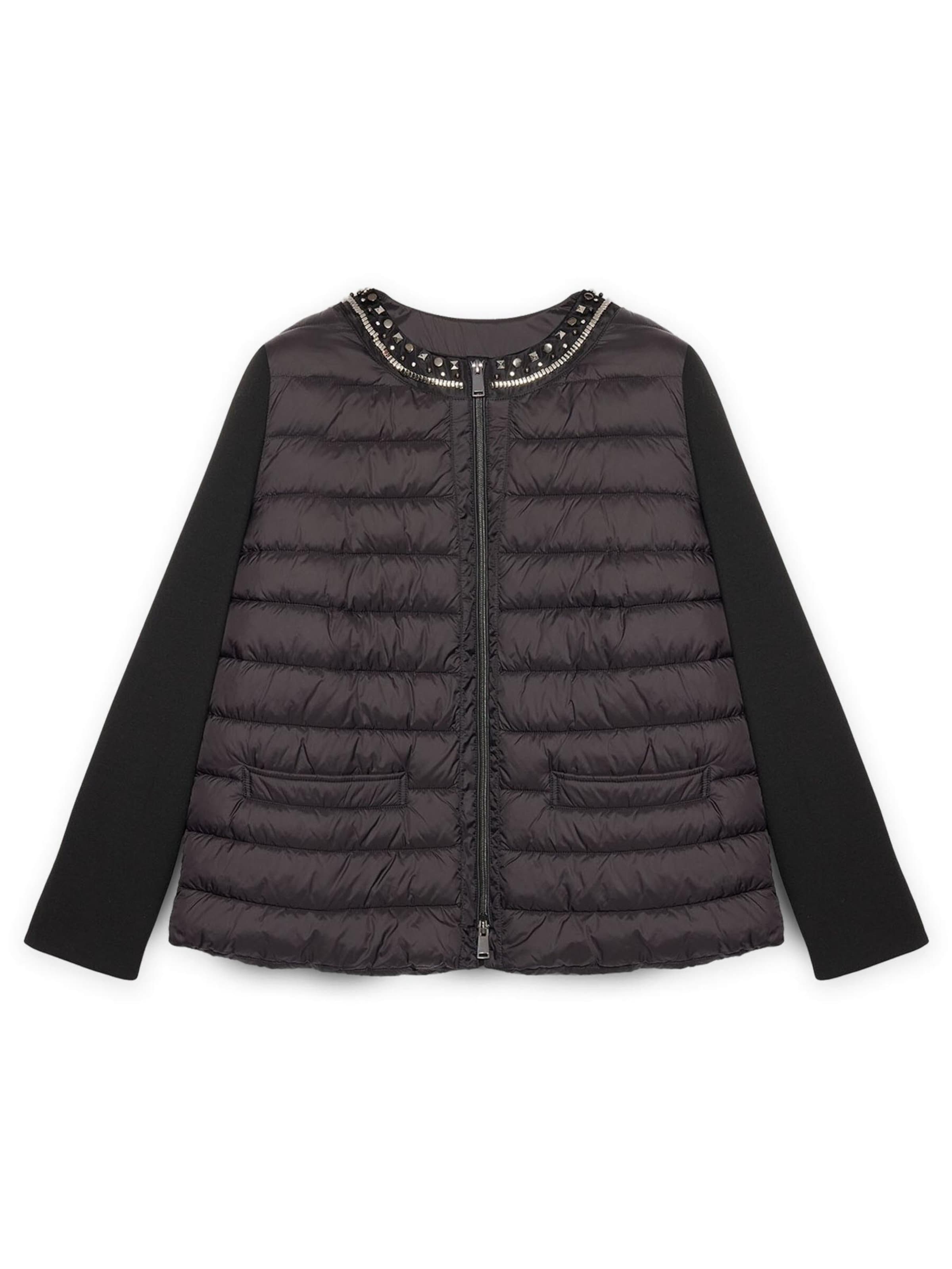 Fiorella Rubino - Chaqueta de invierno en negro: frente