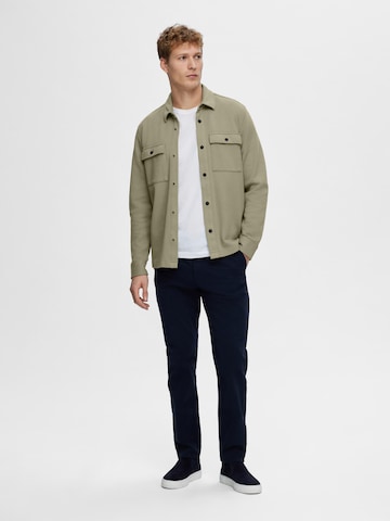 Veste mi-saison SELECTED HOMME en vert